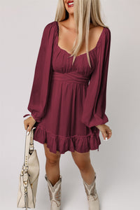 Bohemian Lace Cotton Mini Dress