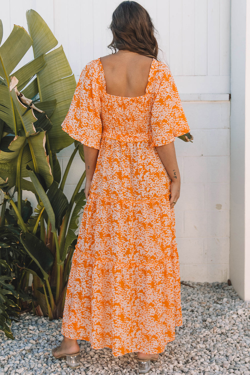 Bohemian Lace Detail Short Dress