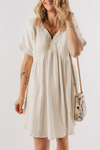 Bohemian Lace Dress Side View