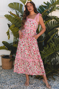 Bohemian Lace Maxi Dress Detail