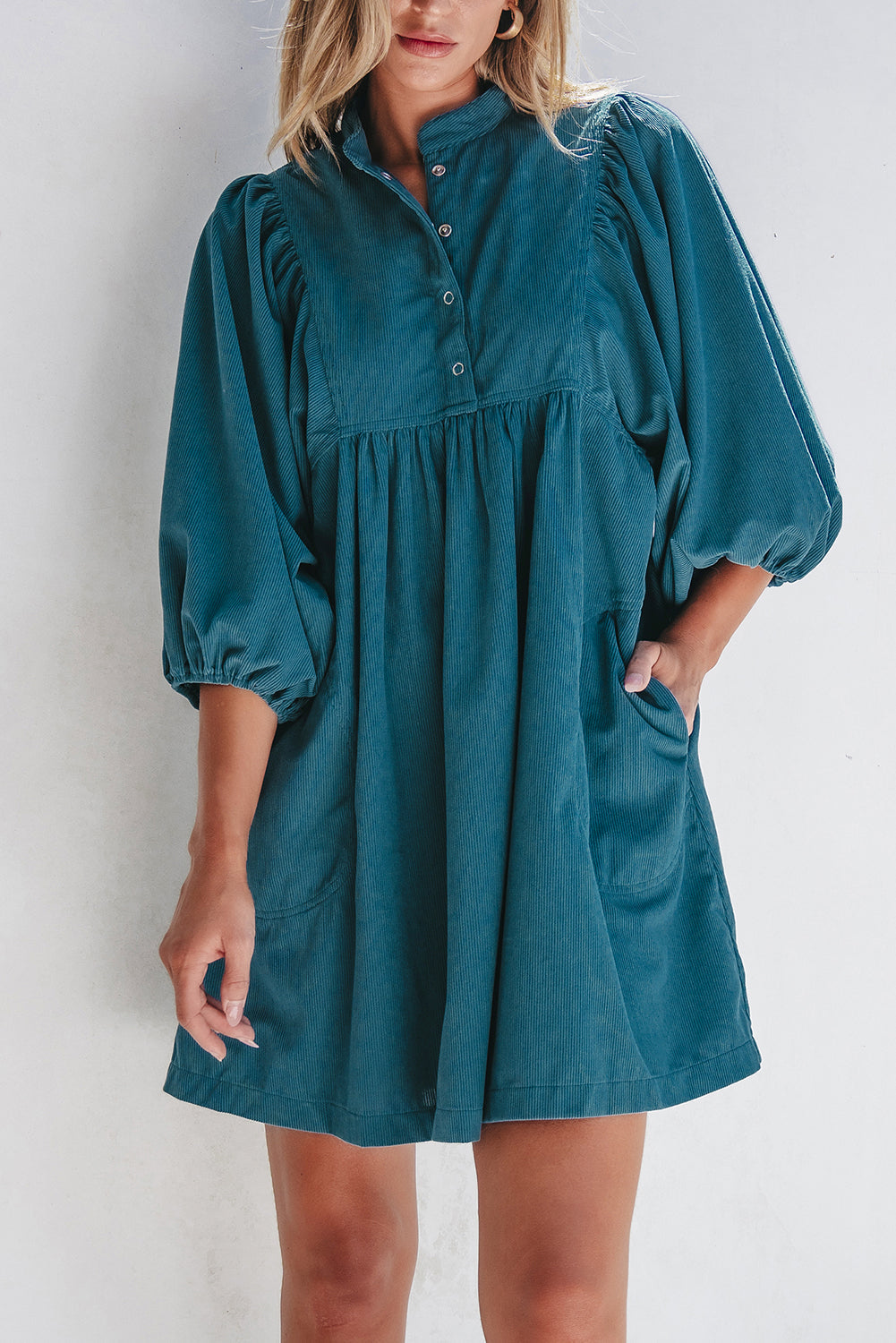 Bohemian Lace Trim Casual Dress