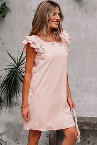 Bohemian Lace Trim Cotton Dress
