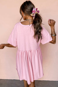Bohemian Lace Trim Cotton Mini