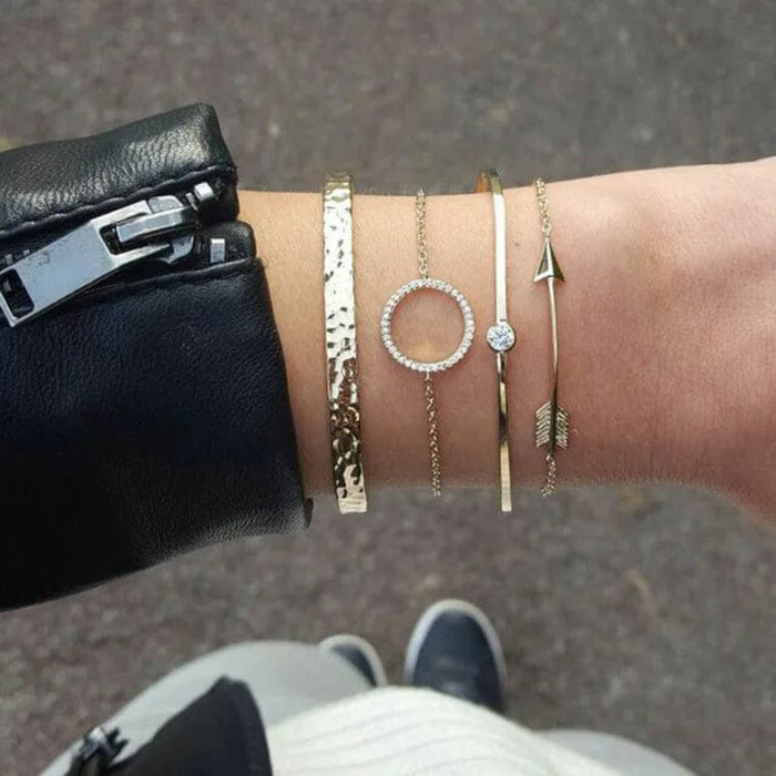 Bohemian layered beaded wrist accessories