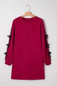 Bohemian Layered Mini Dress Back