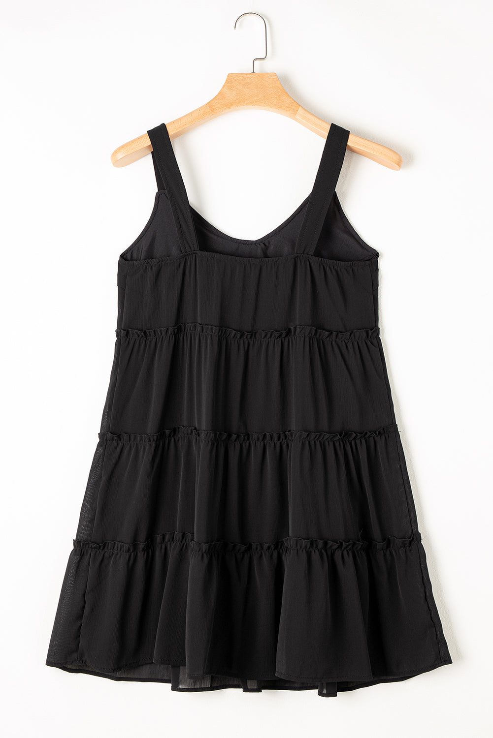 Bohemian layered ruffle casual mini