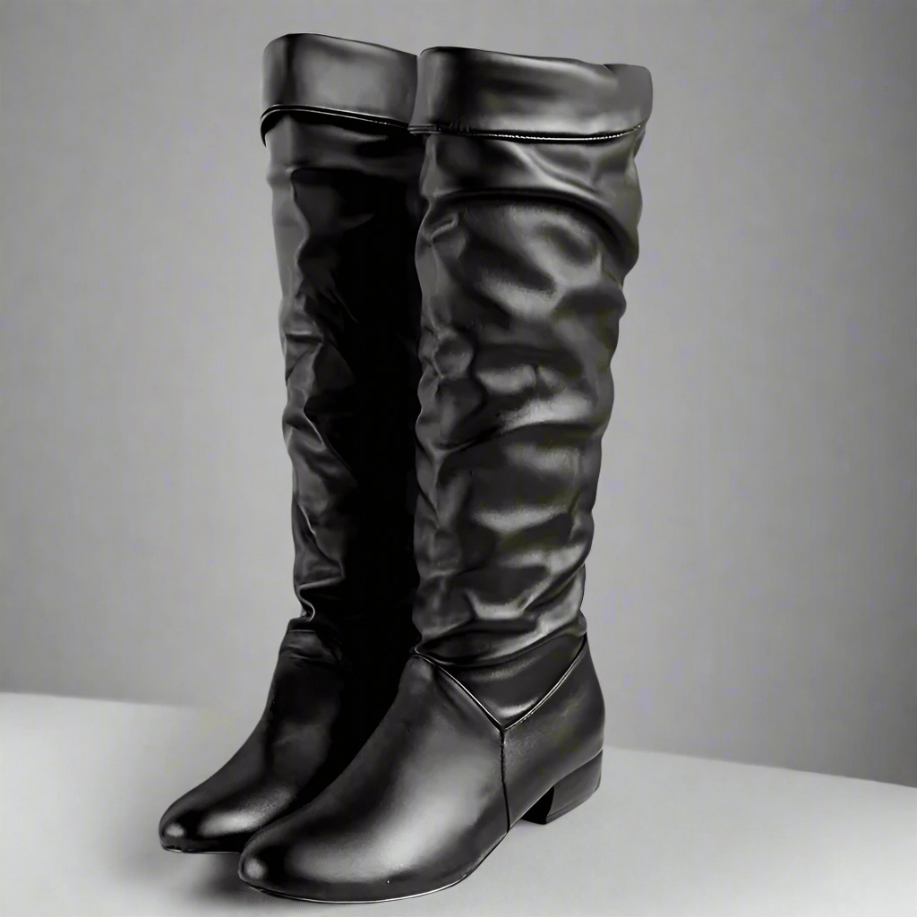 Bohemian leather ankle boots brown