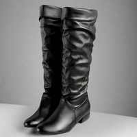 Bohemian leather ankle boots brown