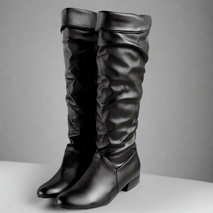 Bohemian leather ankle boots brown