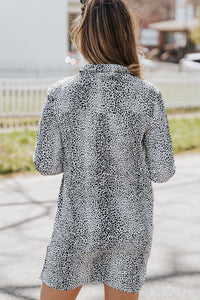 Bohemian Leopard Print Summer Dress