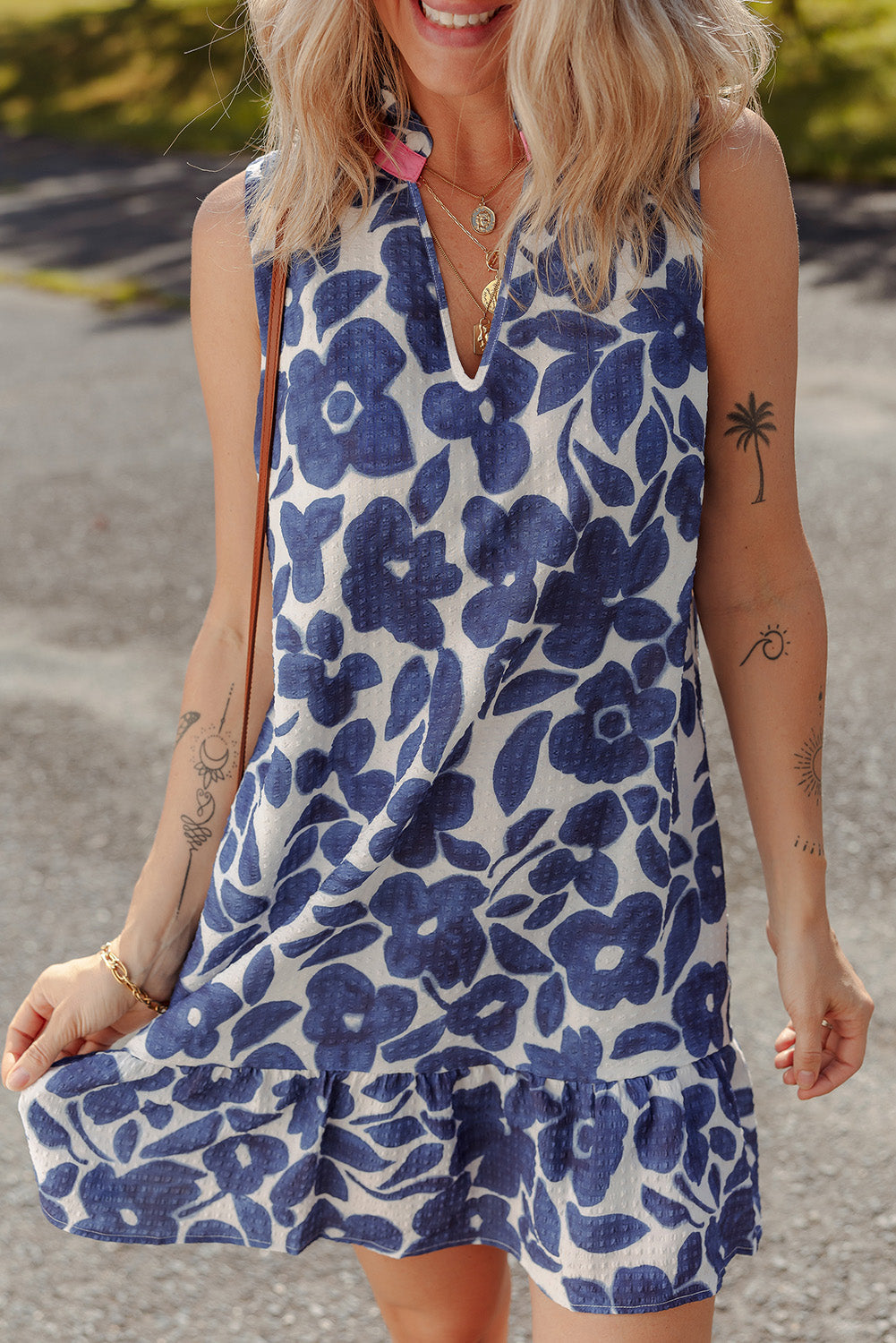 Bohemian Lightweight Casual Mini Dress