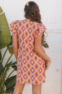 Bohemian Lightweight Cotton Mini Dress