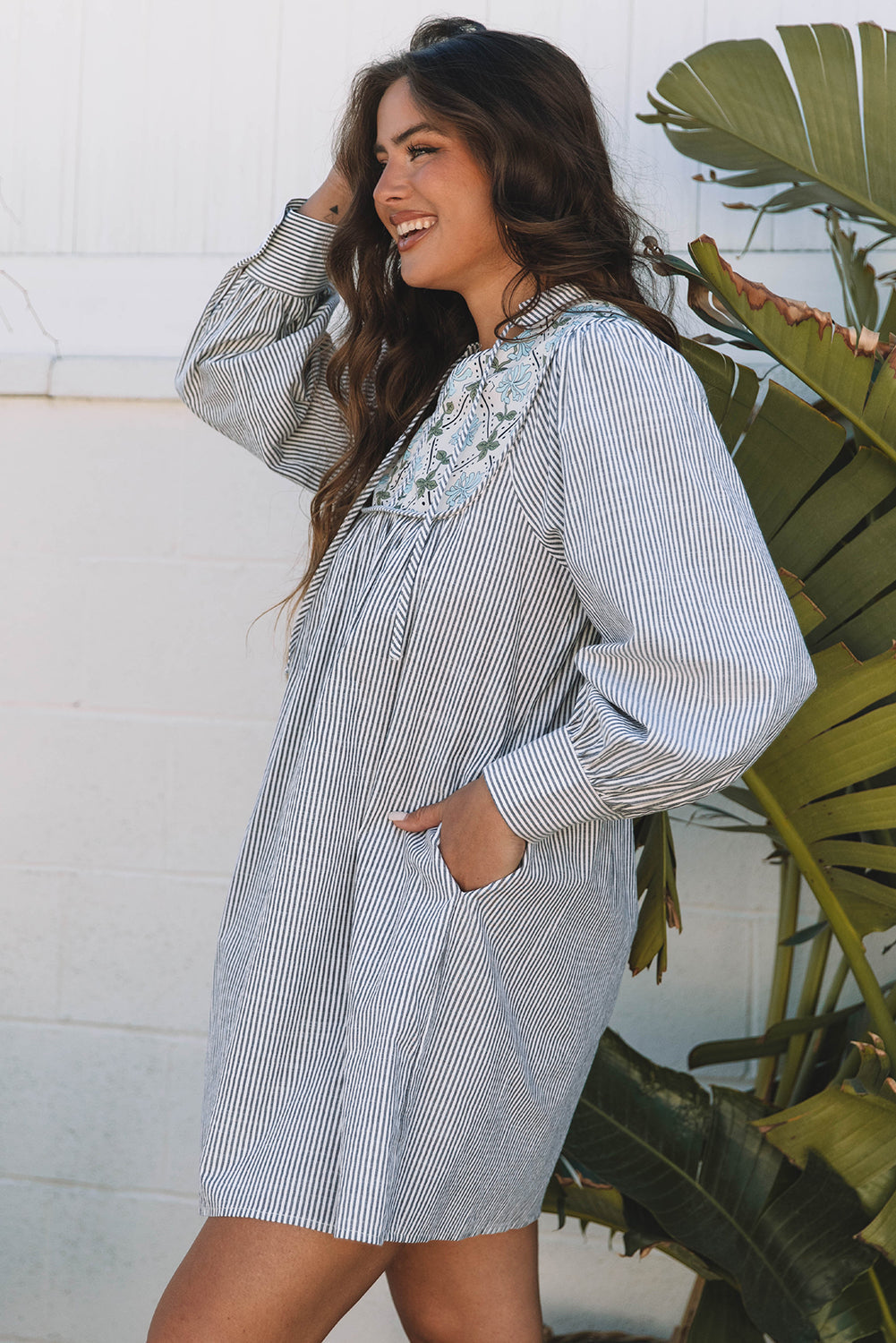 Bohemian Lightweight Cotton Mini Dress