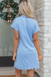Bohemian Lightweight Cotton Mini Dress