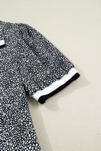 Bohemian Lightweight Leopard Shift Dress