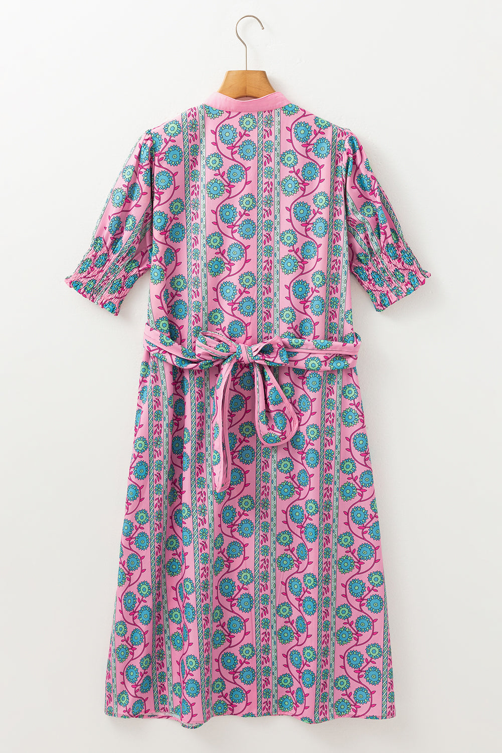 Bohemian Lightweight Midi Dress Back
