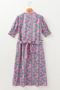 Bohemian Lightweight Midi Dress Back