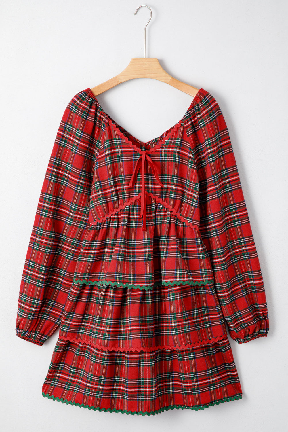 Bohemian lightweight mini dress closeup