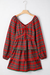 Bohemian lightweight mini dress closeup