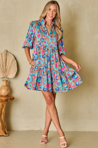 Bohemian Lightweight Ruffle Day Dress