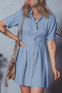 Bohemian Lightweight Summer Shirt Dress