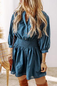 Bohemian lightweight tiered skirt dress