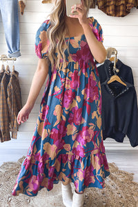 Bohemian Long Dress Back View