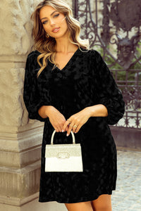Bohemian Long Sleeve Dress Back