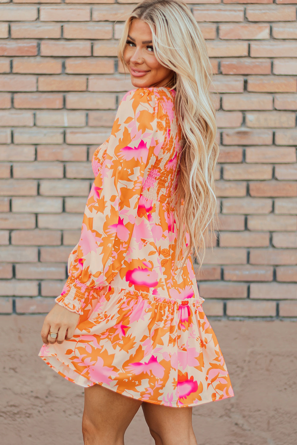 Bohemian loose fit cotton dress