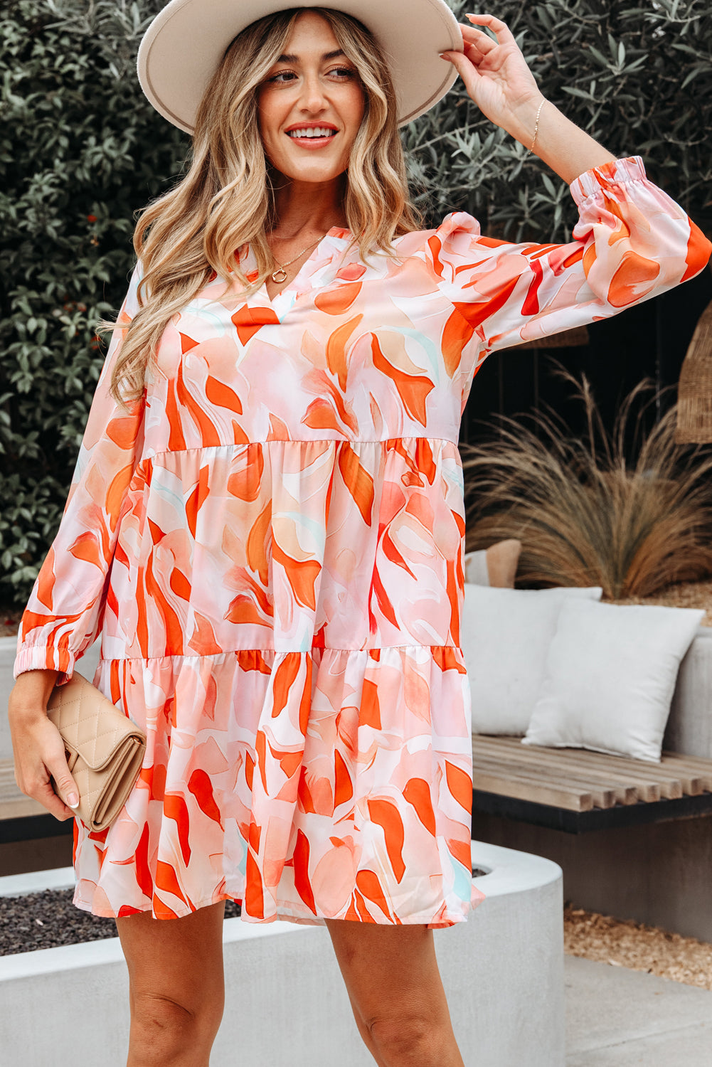 Bohemian Loose Fit Mini Dress