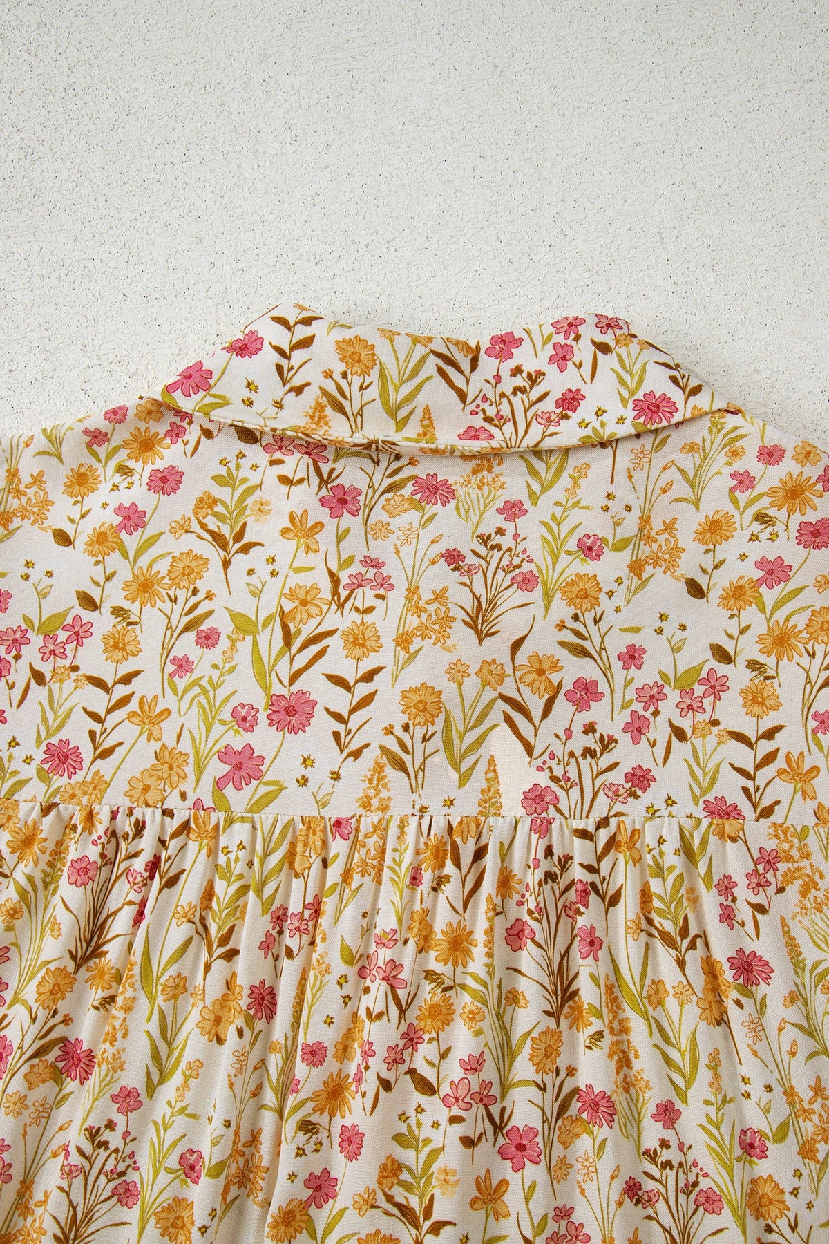 Bohemian Loose Fit Yellow Dress