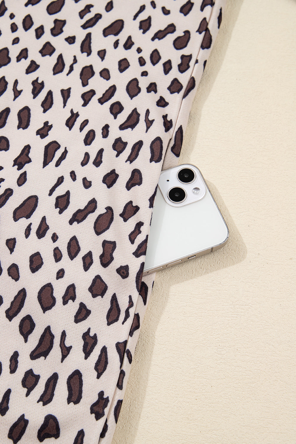 Bohemian Loose Leopard Print Dress