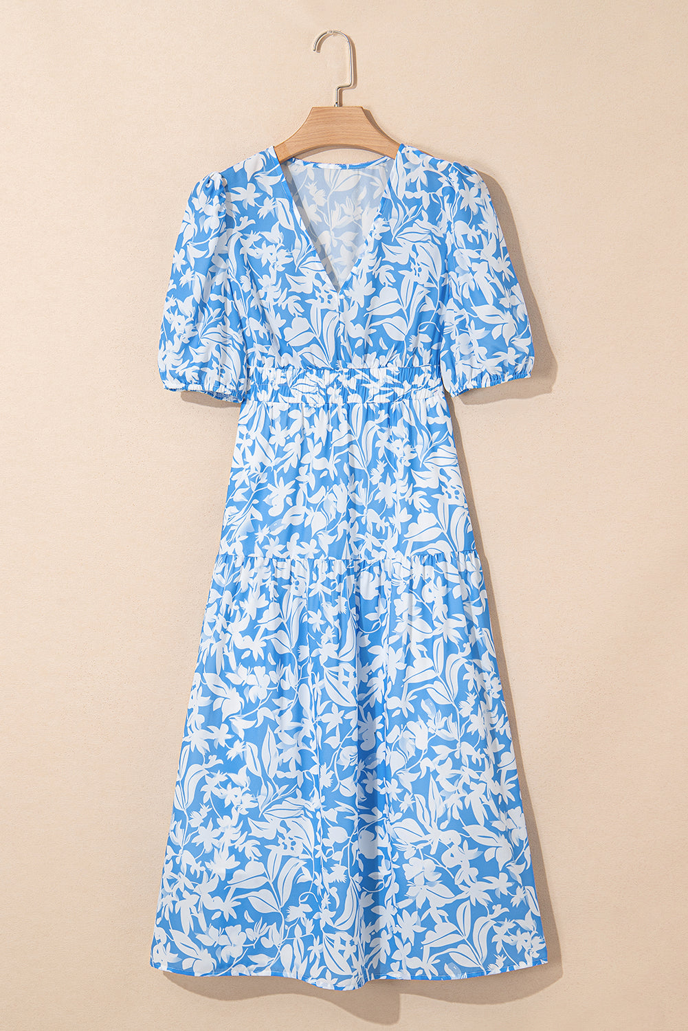 Bohemian maxi dress back detail