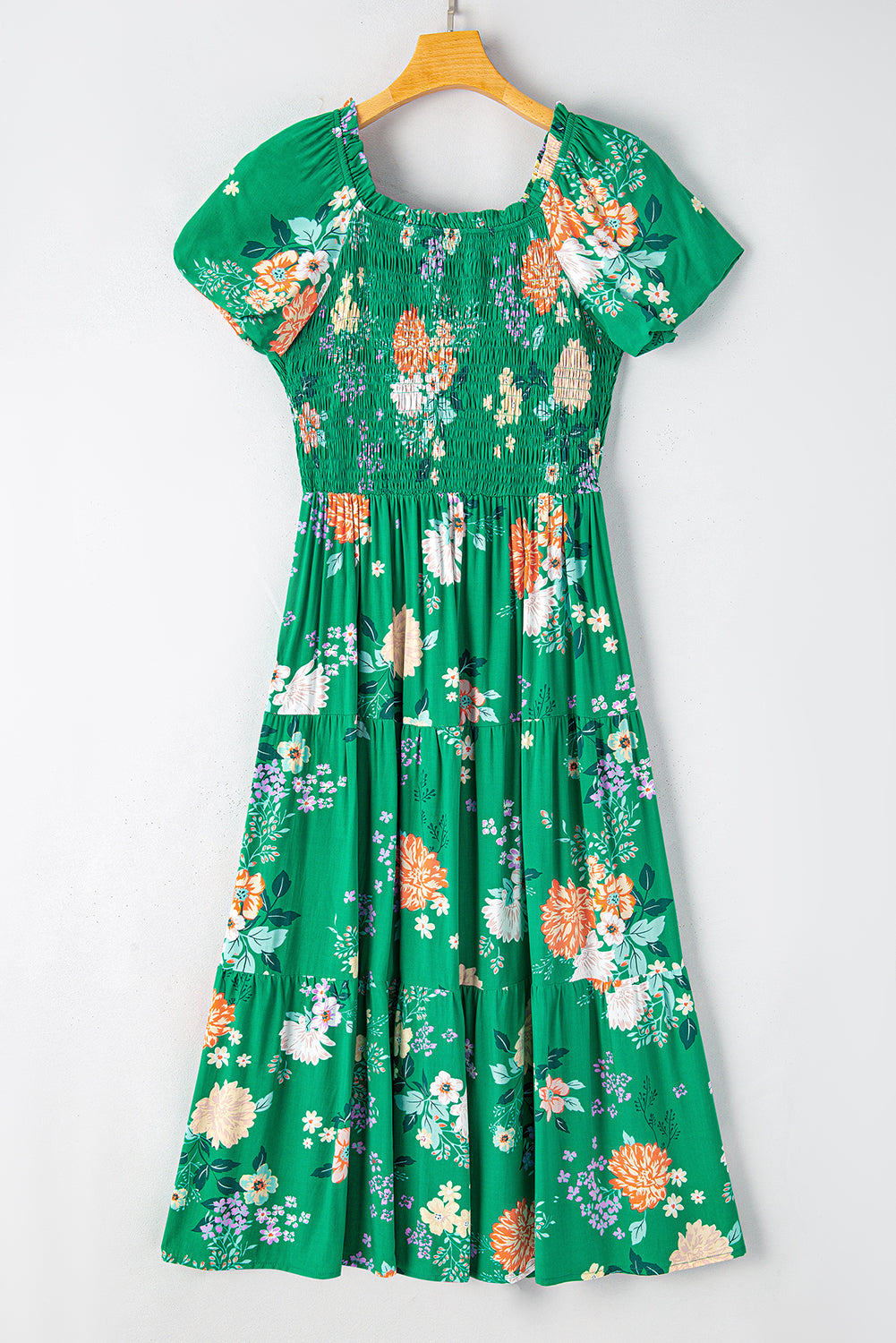 Bohemian maxi dress side profile