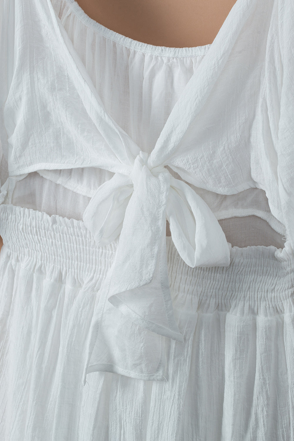 Bohemian Midi Dress Embroidered Detail