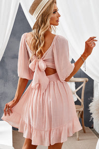 Bohemian Midi Dress Summer Brunch