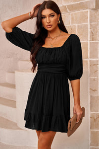 Bohemian Midi Dress Tassel Detail