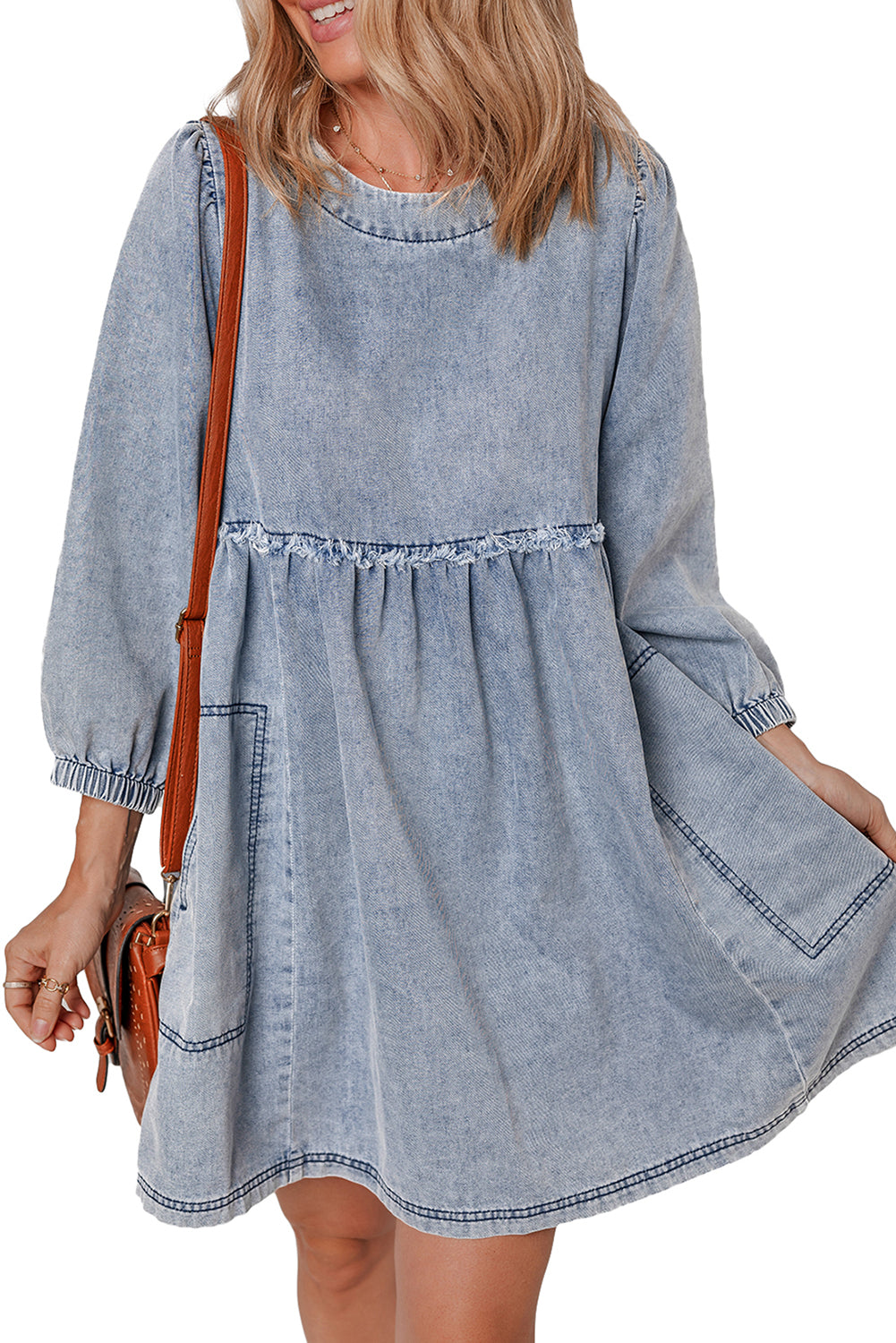 Bohemian Mini Dress Back View