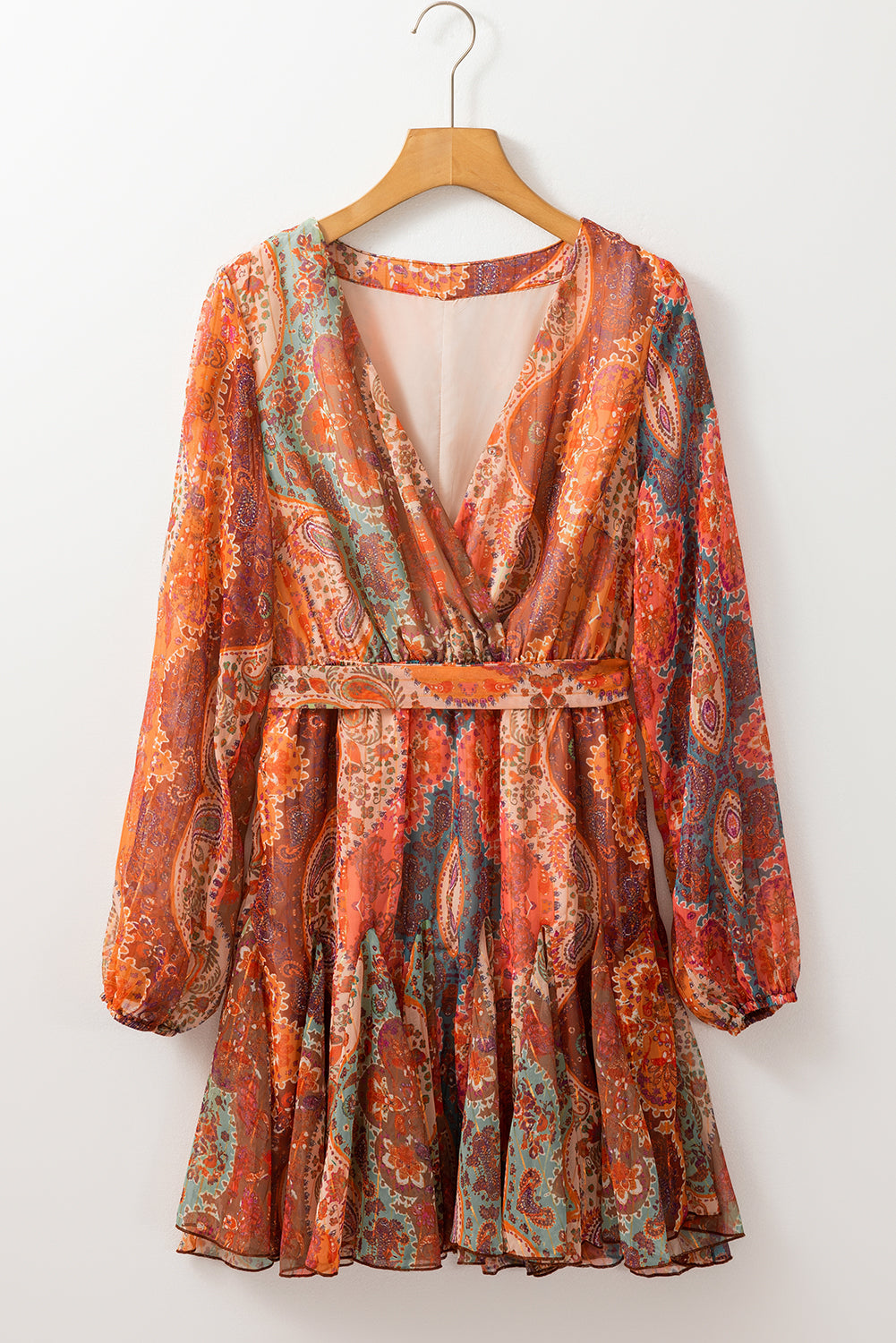 Bohemian Mini Dress Back View