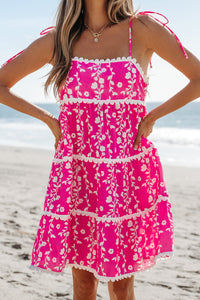 Bohemian mini dress relaxed fit
