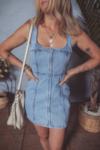 Bohemian Mini Dress Side Detail