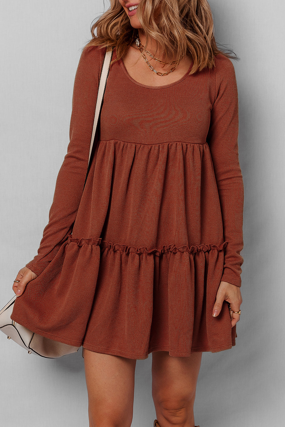 Bohemian Mini Dress Side Detail