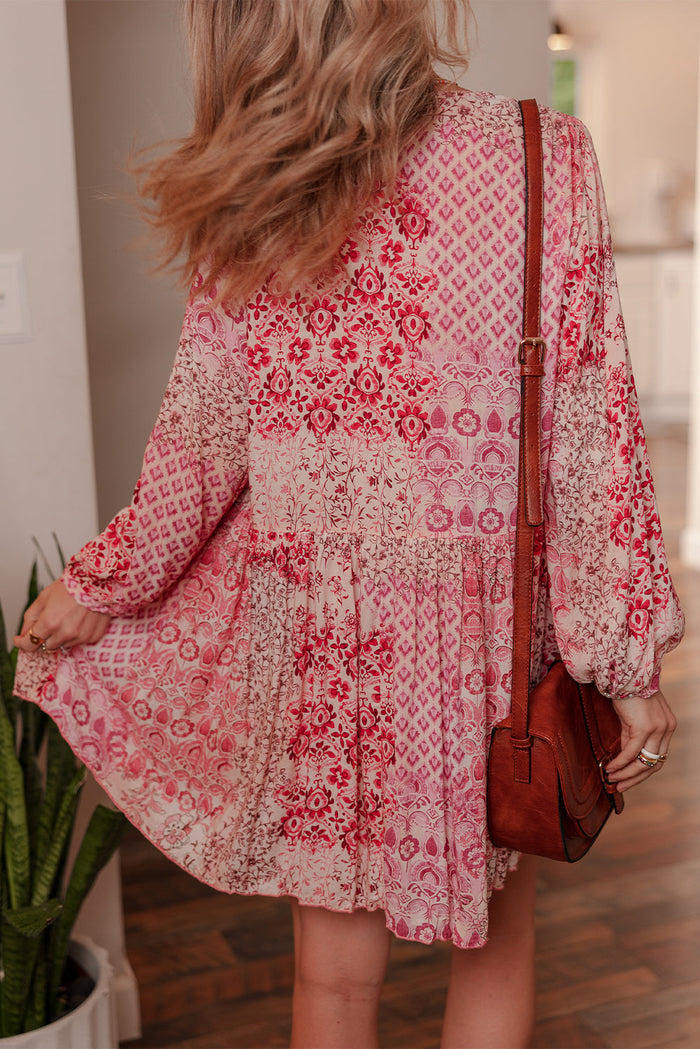 Bohemian Mini Dress Side View