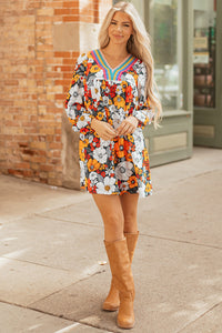 Bohemian Mini Dress Side View