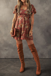 Bohemian Mini Dress Side View