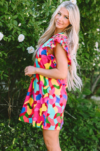 Bohemian mini dress summer outfit