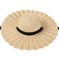 Bohemian Natural Straw Wide Brim Hat