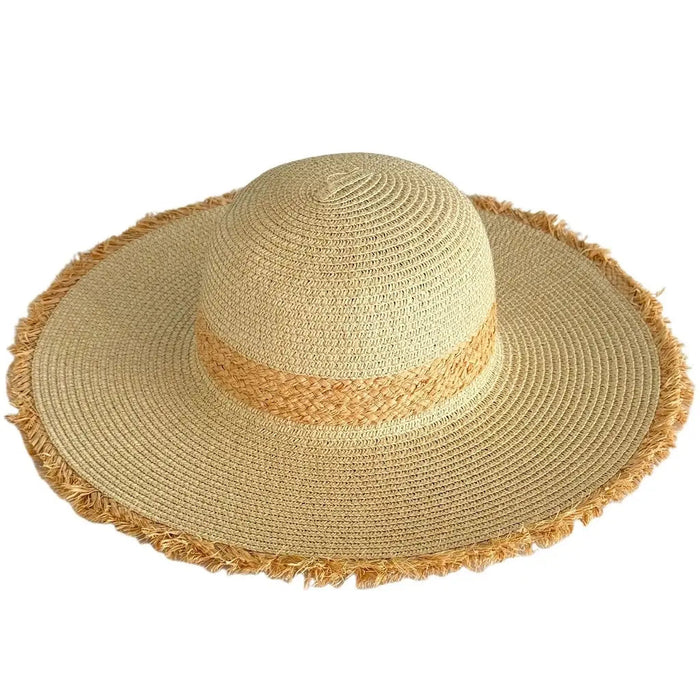 Bohemian Natural Straw Wide Brim
