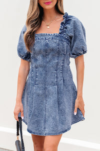 Bohemian Off-Shoulder Cotton Dress