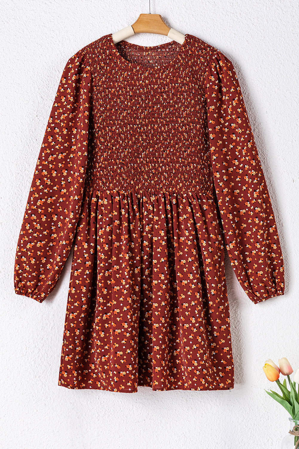 Bohemian Off-Shoulder Flowy Mini Dress